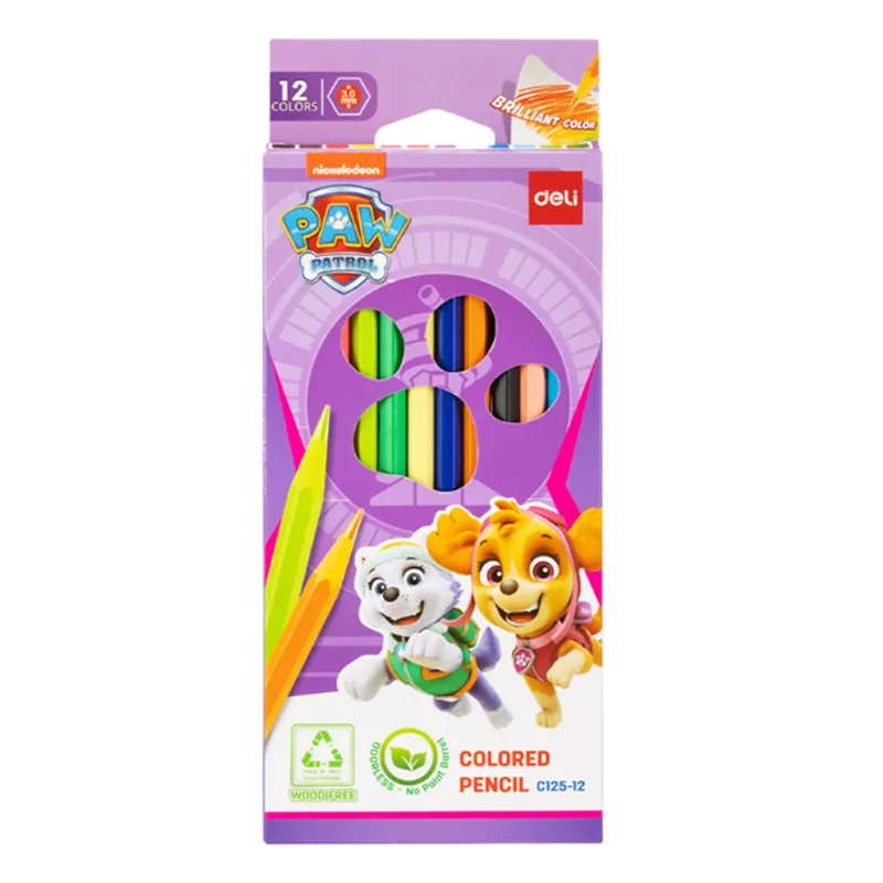 Coloured Pencil Ref C125-12 12 Colours Deli