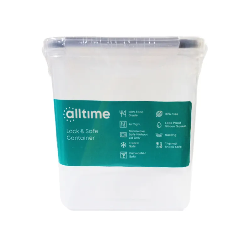Container Rectangle Ref AT1661 1000ml, Lock & Safe All Time