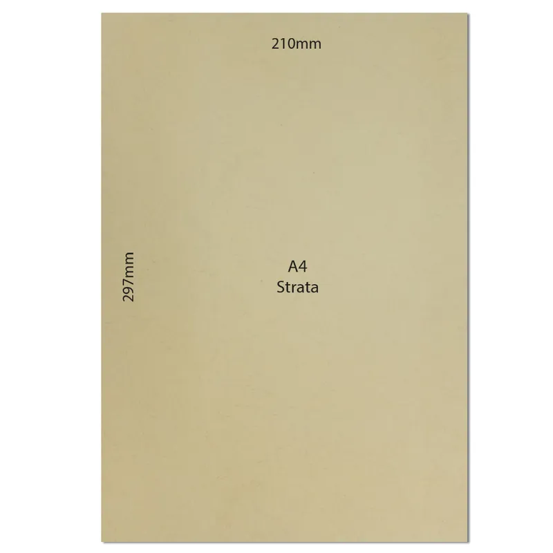 Strata Paper Ref C4 A4 Cream, 210gsm [Pk 10] Notelita