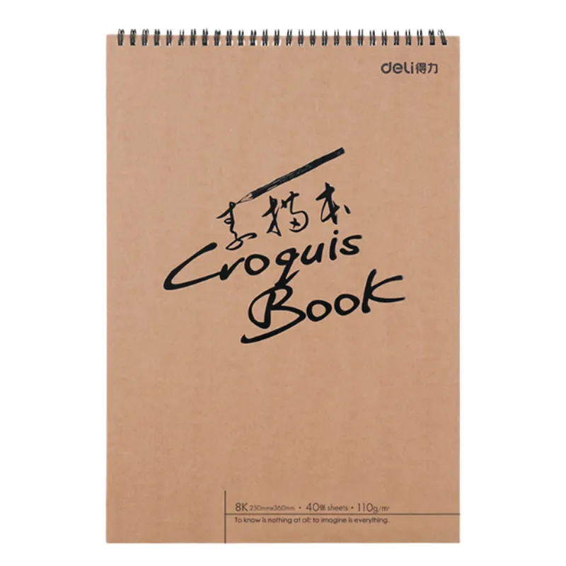 Sketch Book Ref 73356 8K, 40 sheets Deli
