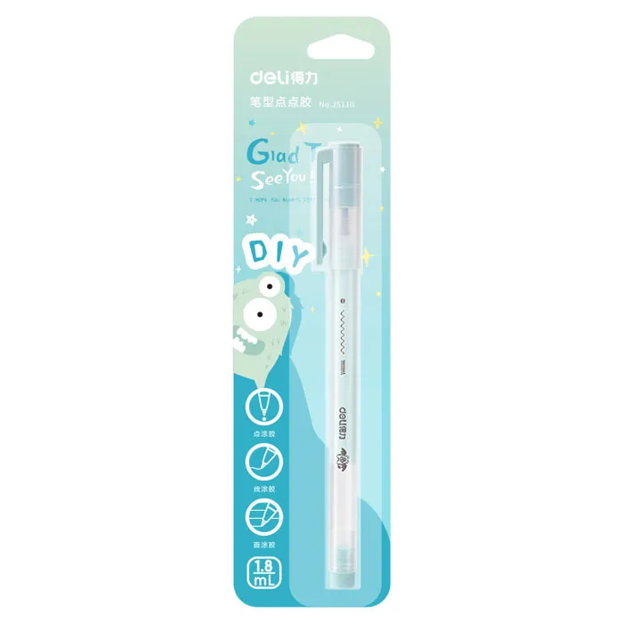 Paper Liquid Glue Ref JS110 1.8ml , Blue Deli