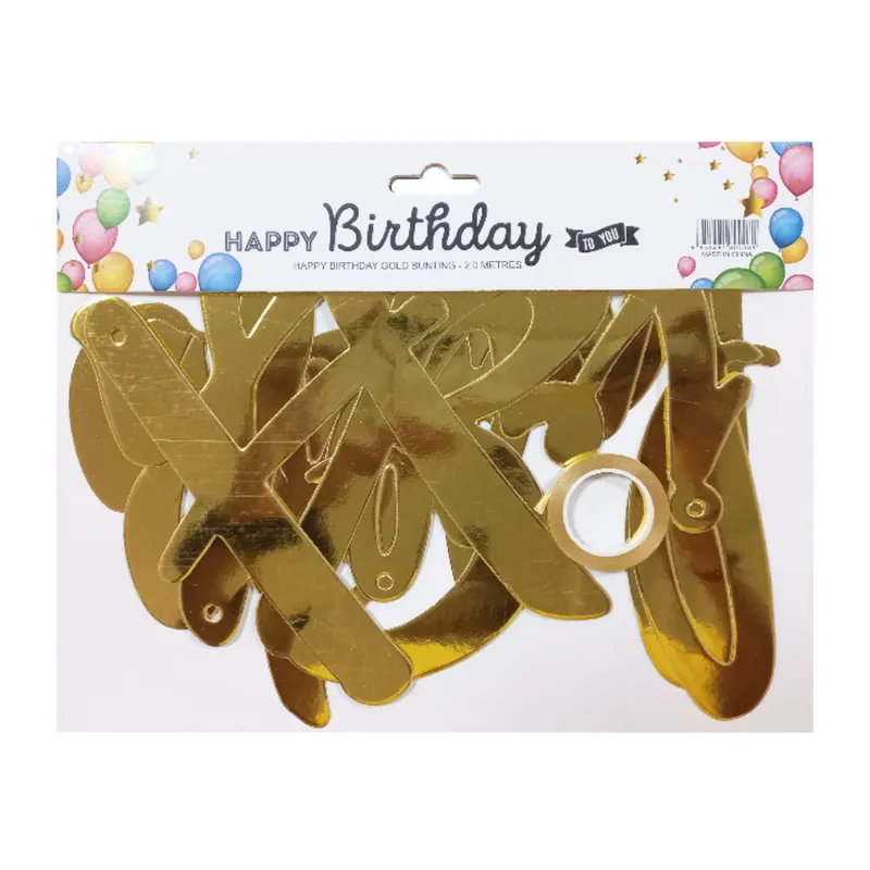 Decorative Banner Ref L4553 Assorted Colors - Happy Birthday LDC