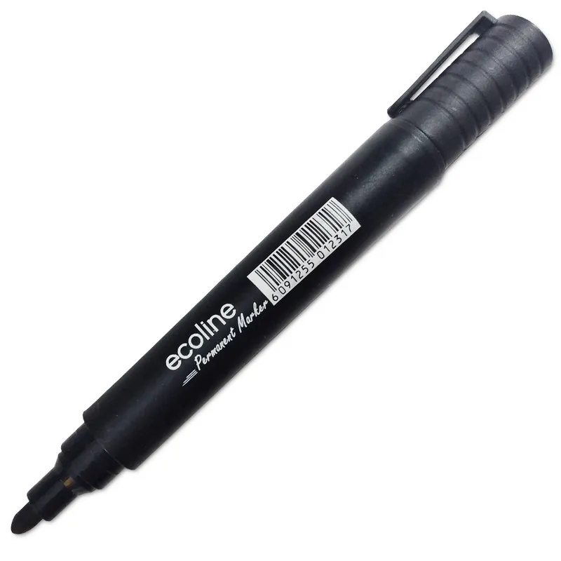 Permanent Marker Ref PM800401 Black Ecoline