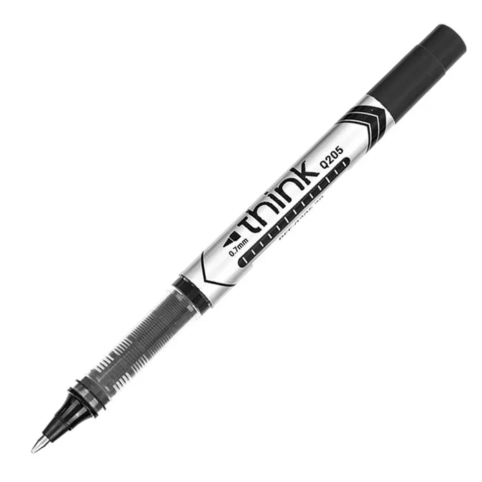 Roller Pen Think EQ205 Bullet Tip:0.7mm , Black  Deli