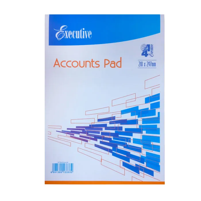 Executive Accounts Pad Ref WPA7 A4, 7 Column, 50 Pages ,210x297mm Atlas