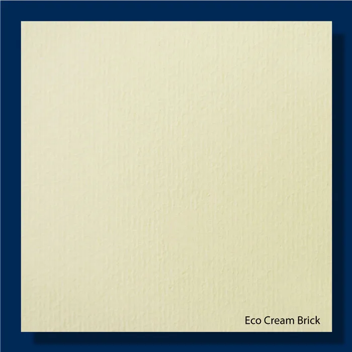 Brick Eco Cream 300gsm Embossed Paper - 670*980mm Milano