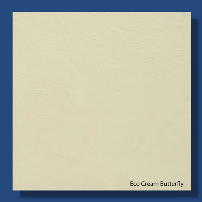 Butterfly Eco Cream 300gsm Embossed Paper - 670*980mm Milano