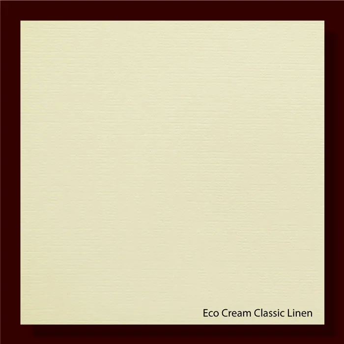 Classic Linen Eco Cream 300gsm Embossed Paper - 670*980mm Milano