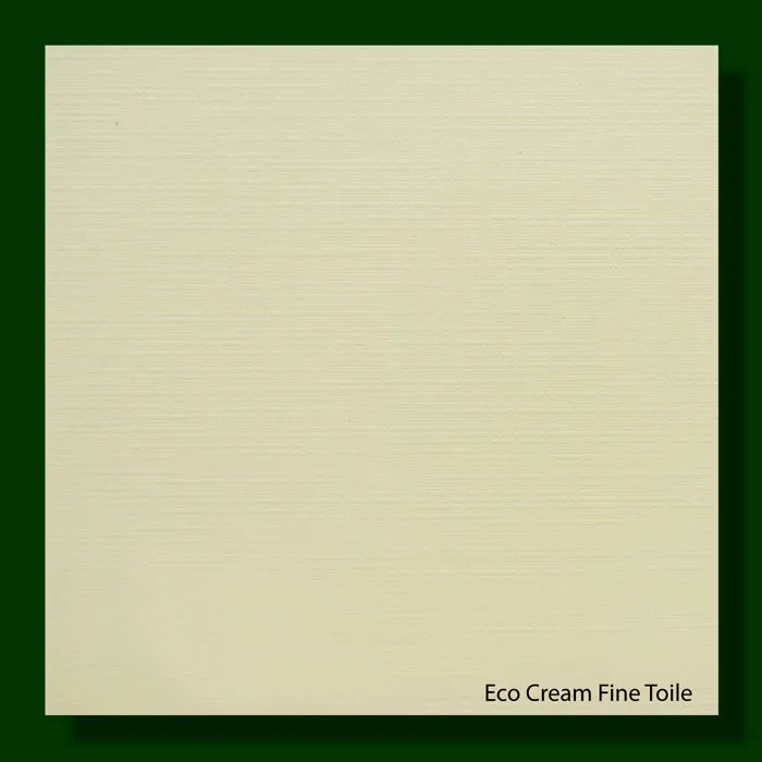 Fine Toile Eco Cream 300gsm Embossed Paper - 670*980mm Milano