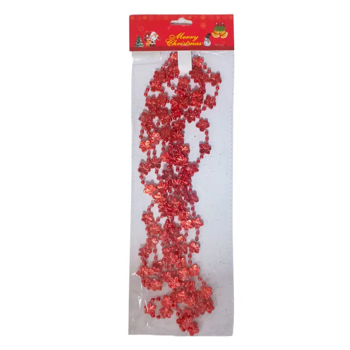 Xmas Chain Pendant Ref 7063 2.7m red, bell or flower WTC