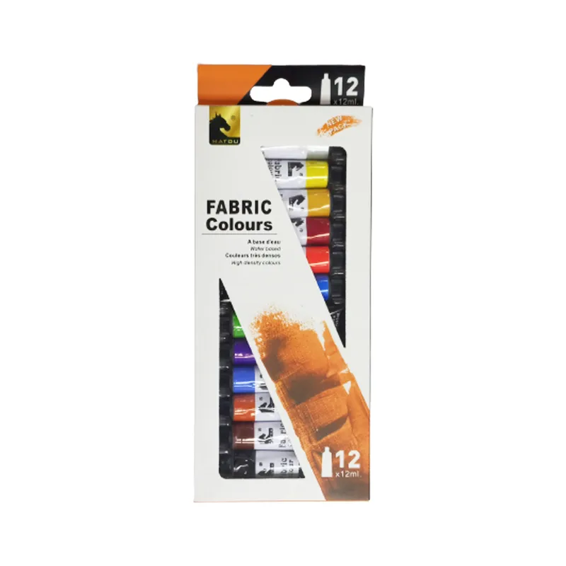 Fabric Paint Ref FP12 12 Tubes of 12ml WYS