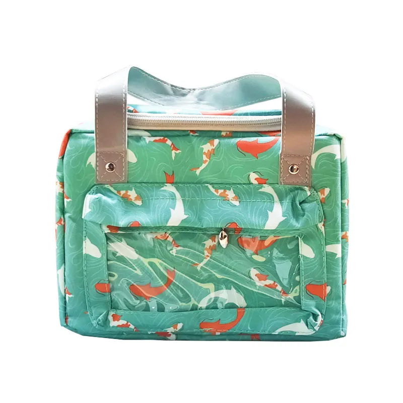 Lunch Bag Polyester 22.5*14*16.5cm - Green Koi Fish My Academia