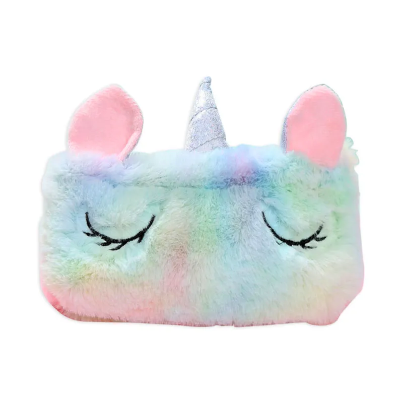 Pencil Case Plush Unicorn Rainbow [18*8cm] My Academia