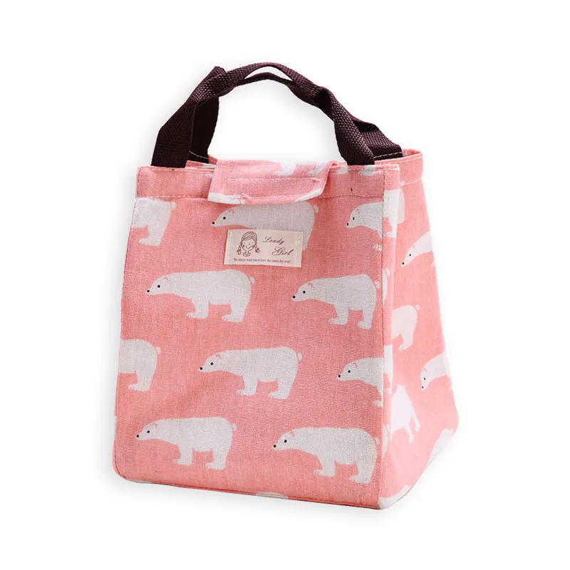 Lunch Bag Cloth 18*23cm - Pink Bear My Academia