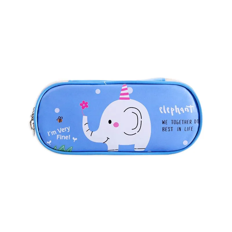 Pencil Case PU Elephant Blue [20*9cm] My Academia