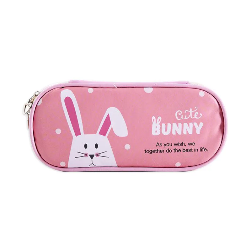 Pencil Case PU Bunny Pink [20*9cm] My Academia