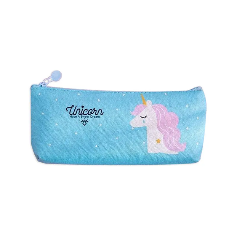 Pencil Case PU Unicorn Turquoise [20*9cm] My Academia