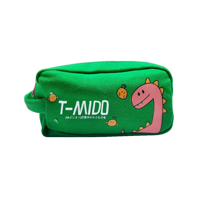 Pencil Case Polyester Dinosaur Green [18*9] My Academia