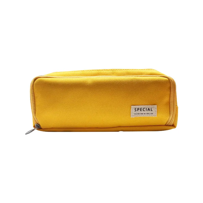 Pencil Case Polyester Special Yellow [22*11cm] - 3 comp My Academia