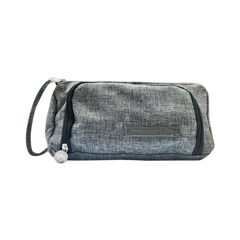 Pencil Case Cloth Triangle Dark Grey[21*12cm] - 2 comp My Academia