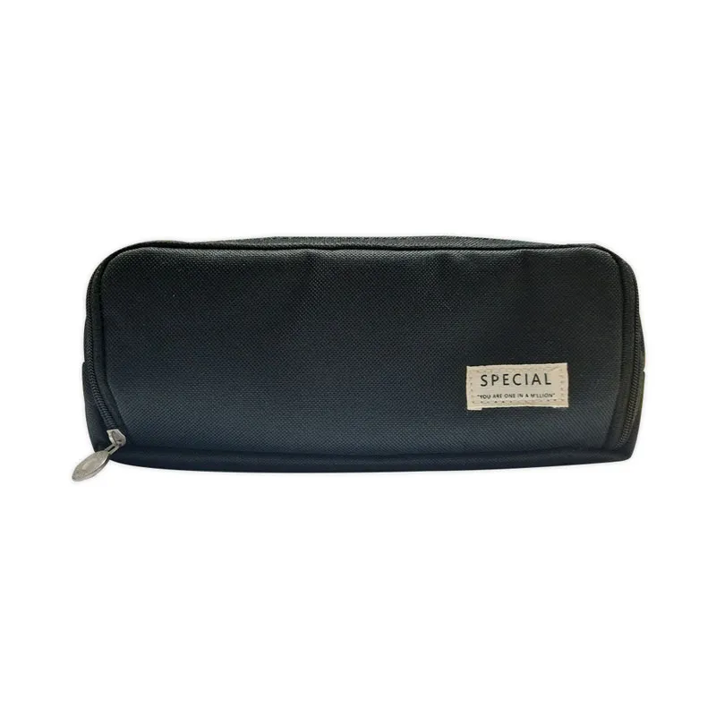 Pencil Case Polyester Special Black  [22*11cm] - 3 Comp My Academia