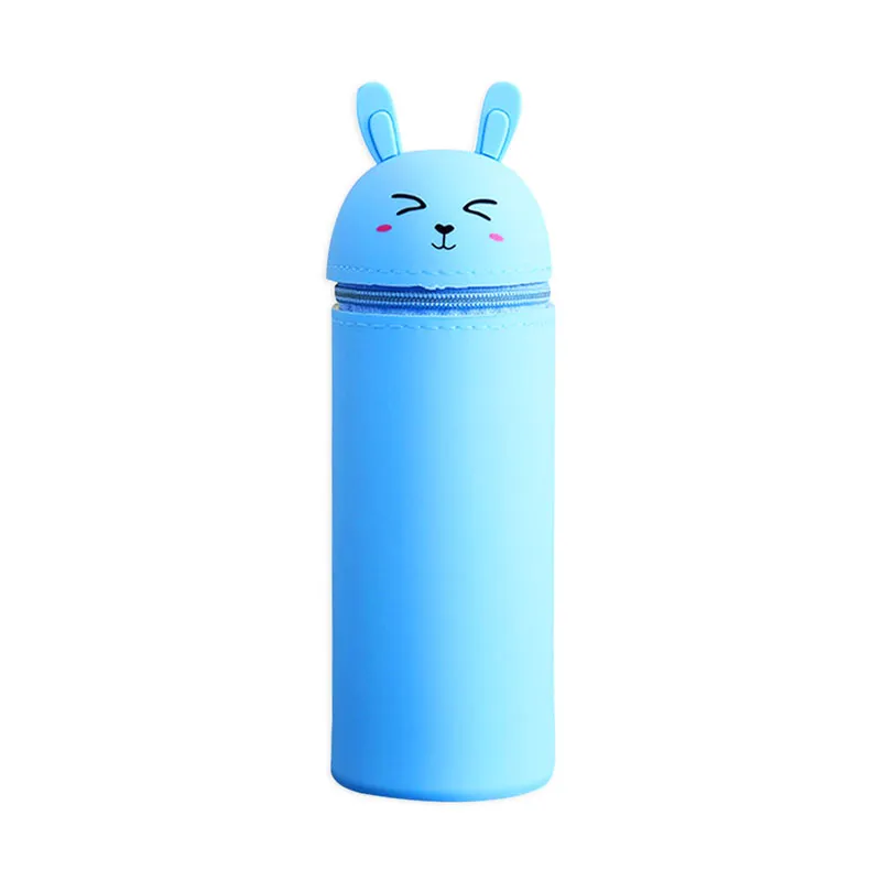 Pencil Case PP Cylinder Rabbit Blue [17*6cm] My Academia