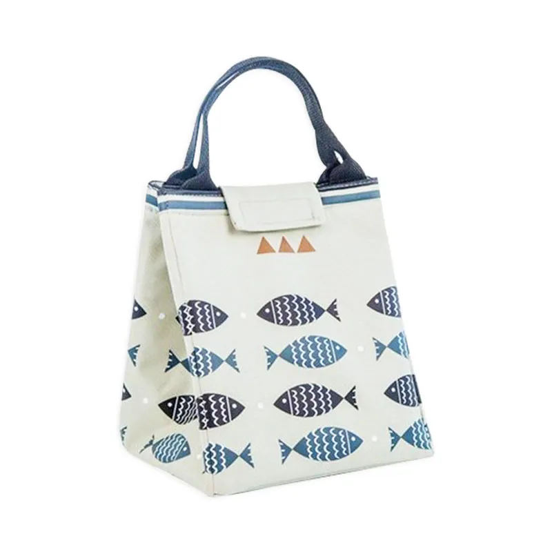 Lunch Bag Polyester 23*20cm - Fish Grey My Academia