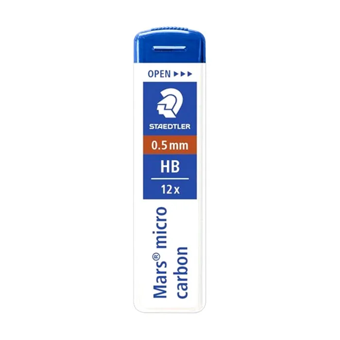 Carbon Lead Refill Ref 250 05 0.5mm HB Staedtler Mars