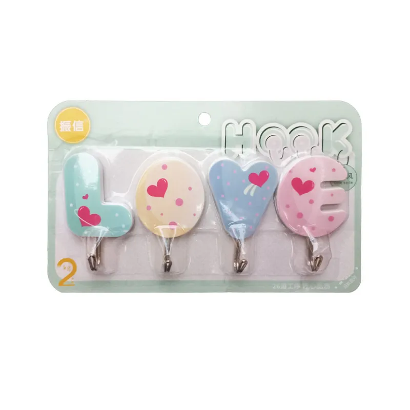 Hooks Decorative Ref HXY2 Love [4 Pcs] WTC