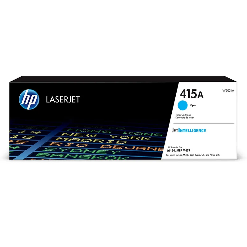 Laserjet Toner W2031A Cyan HP 415A Hewlett Packard