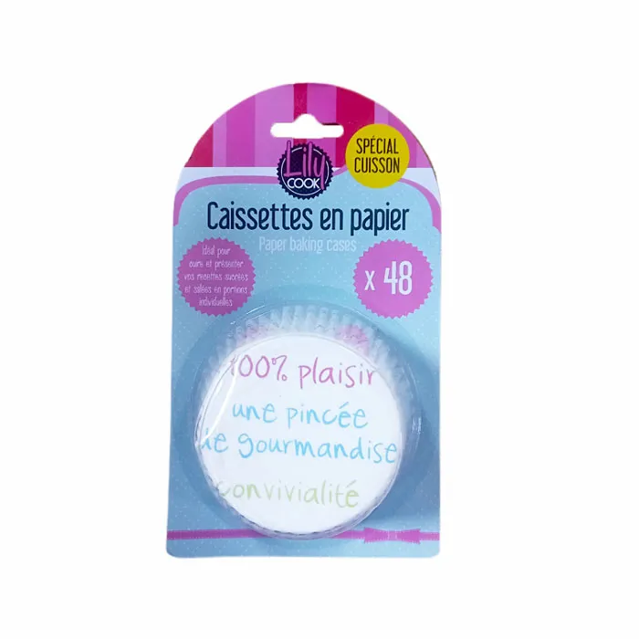 Paper Cake Cups Ref KB5425 Ass Design [pk:48pcs ] Lily Cook
