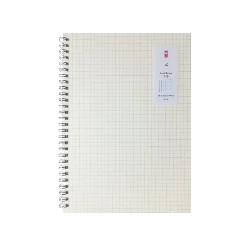 Spiral Notebook Ref LPB560 B5 , 60 Sheets Checkered , Single Wire Deli