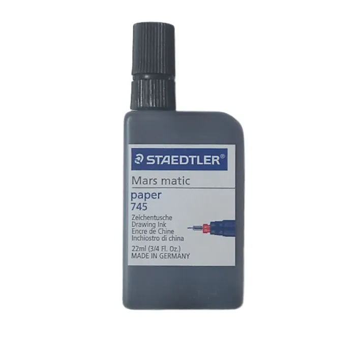 Chinese Ink Ref 745 R-9 22ml, Black Staedtler