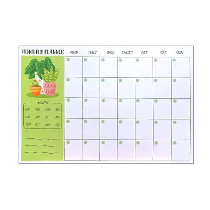 Desk Planner A4, Monthly Notelita