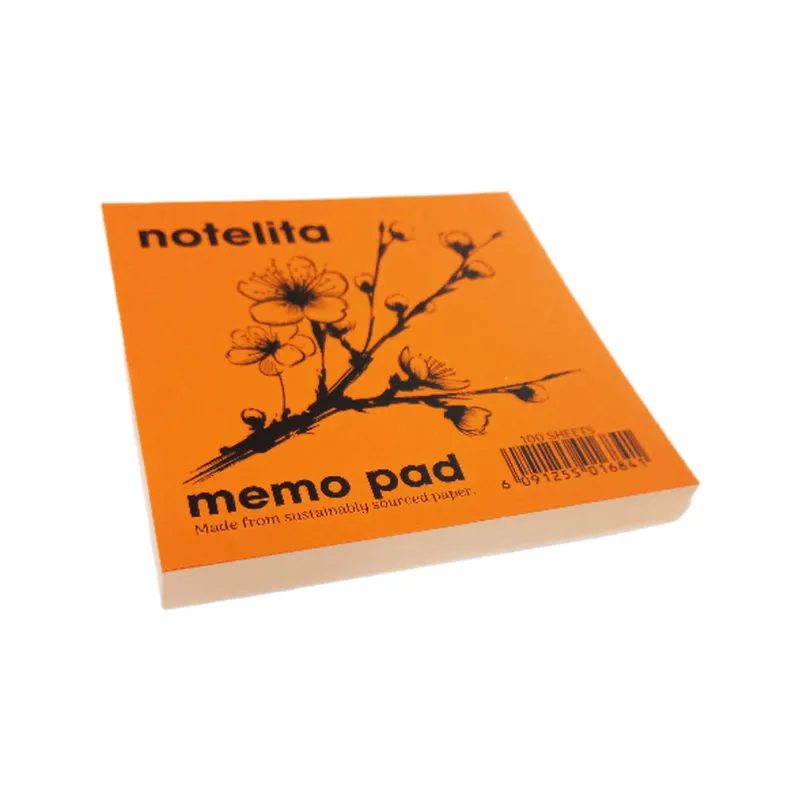 Memo Pad 98*98mm, 100 Sheets Plain Assorted Color Notelita
