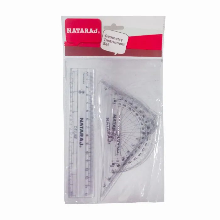 Plastic Ruler Set Set of 4 Pcs Nataraj