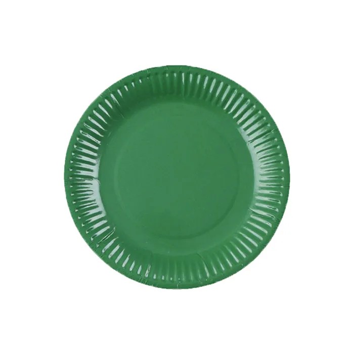 Paper Plates 7", Green [Pk 10] WTC