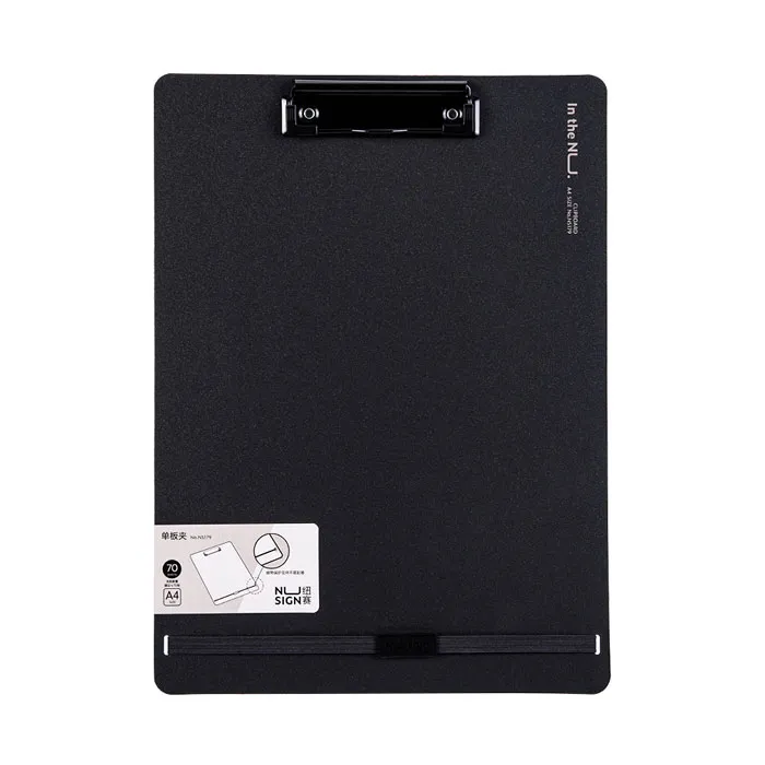 Clip board Ref NS179 A4 , Black Deli
