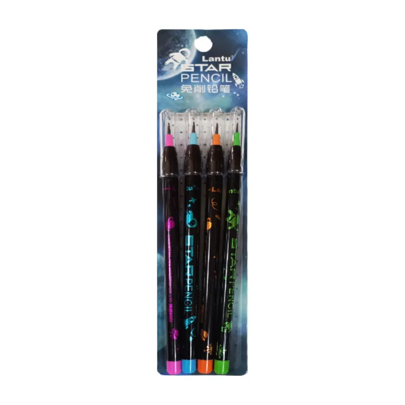 Pencil non sharpening Ref LT-9953/1202/1204 Set of 4 Pcs Lantu