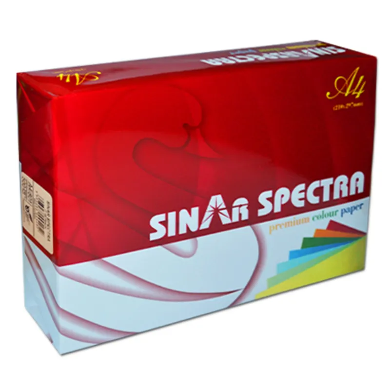 Colour Copy Paper A4 Pink, 80gsm [Ream: 500 Sheets]  Sinar Spectra