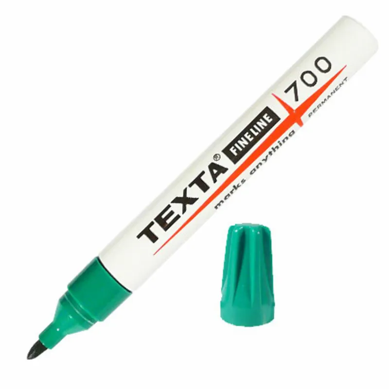 Permanent Marker Texta 700 Fine Green ,Tip:1.5mm Texta