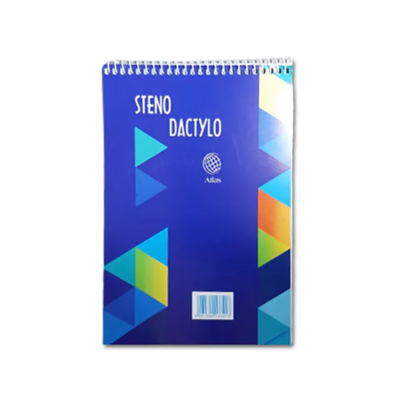 Spiral Writing Pad Ref SP86 A5, 50 Sheets, Ruled Steno Atlas