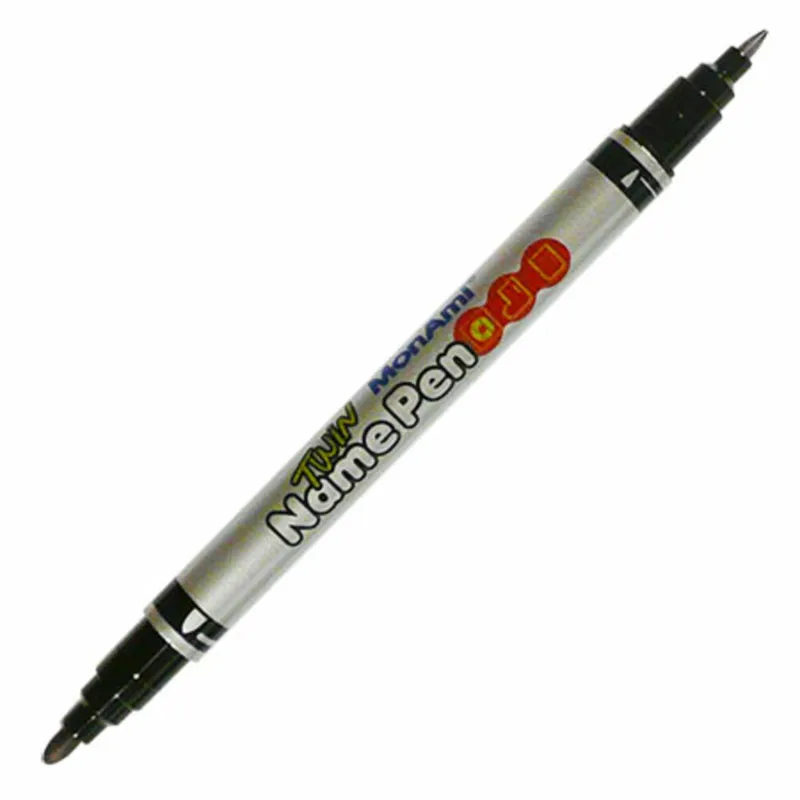 Marker Twin Name Pen Ref MON Two Tips , Black MonAmi