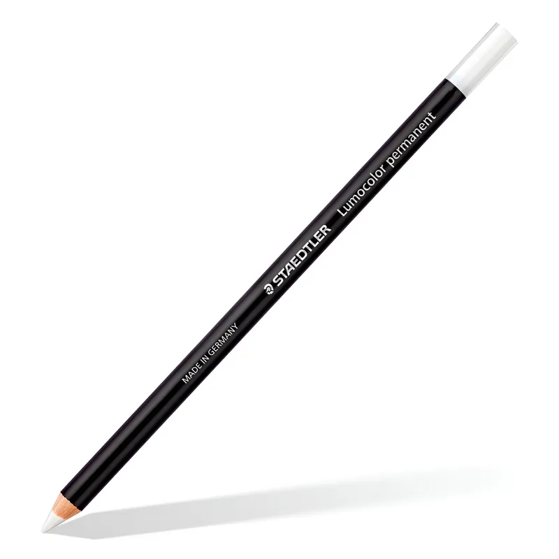 Pencil Lumocolor Glasochrom Ref 108 20-0 White Staedtler