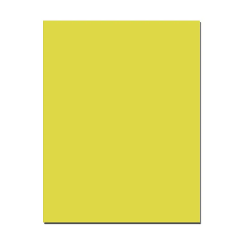 Report Cover Bristol  A4 Yellow, 160gsm No Brand