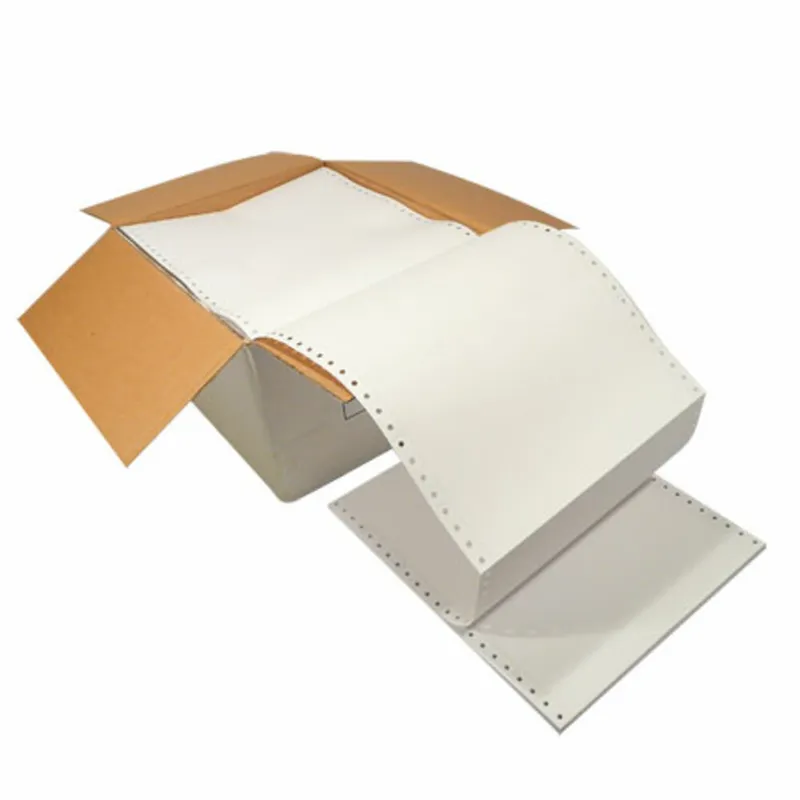 Continuous Paper Carbonless NCR W9.5'' x H11'' Blank Single Ply White [Pk 2000] No Brand
