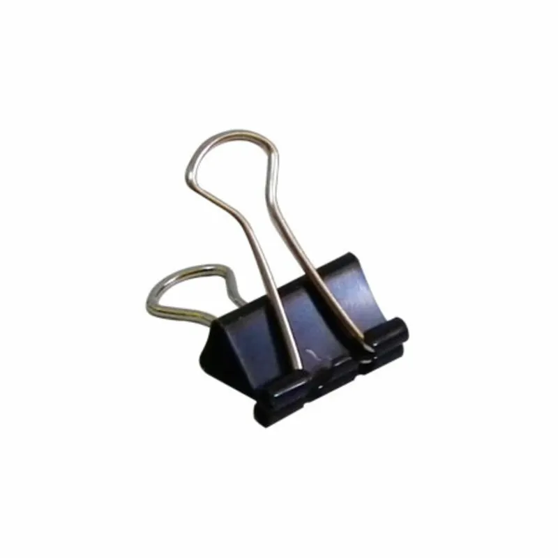 Binder Clips Ref E9545A 19mm, Black 0.75 Inch [Pk 12] Deli