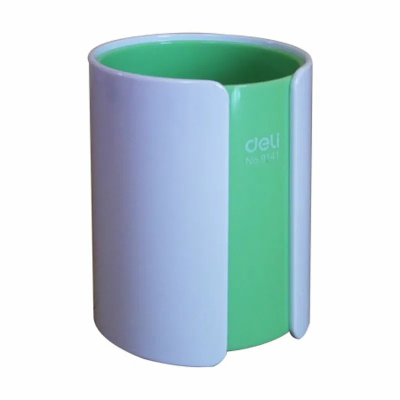 Pen Holder Ref E9141 Ø80*H100mml, Plastic, Colour Varies Deli
