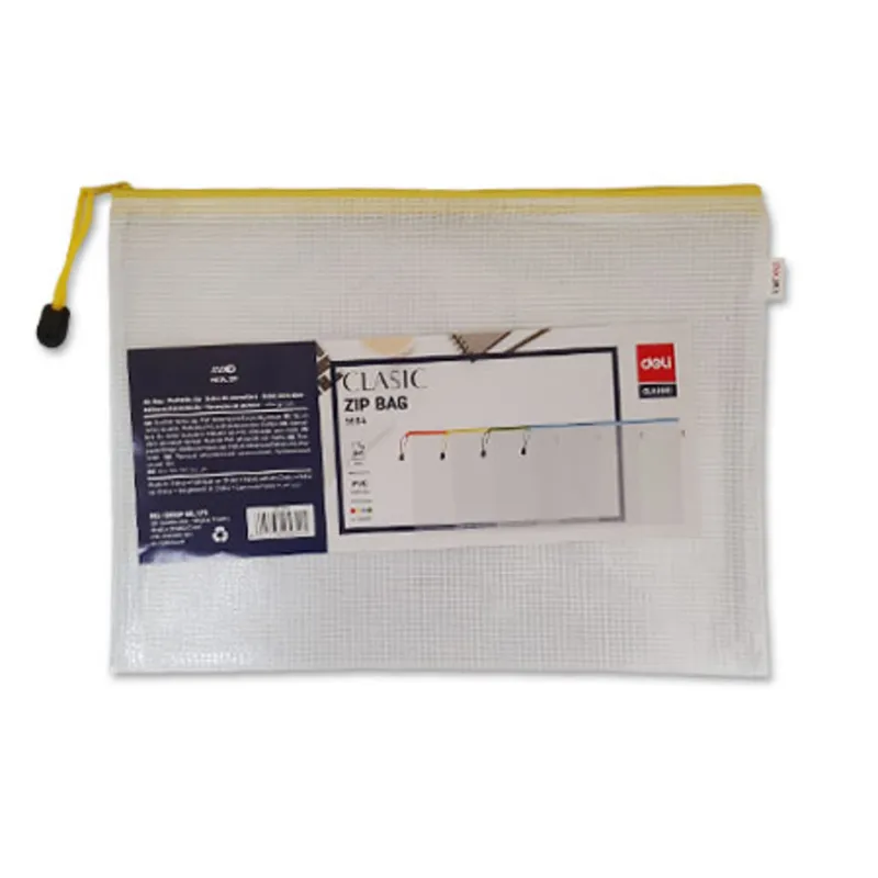 Zip Bag Ref 5654 A4, W330*D235mm Deli