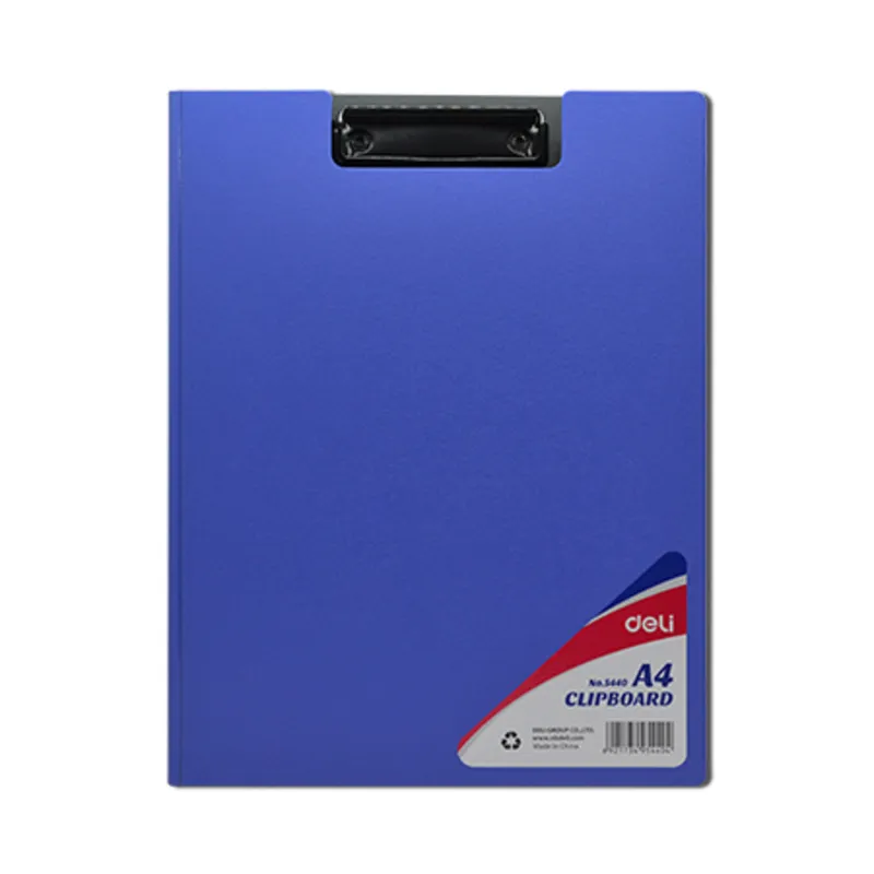 Clip Board Double Ref E5440 A4, with Metal Clip Deli